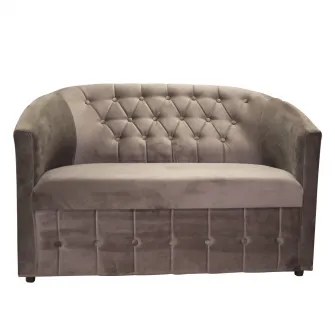 Canapea Nefmob Ospite, dimensiune 120x60x80, culoare maro