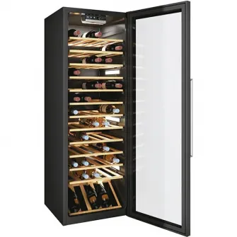Candy CWC 200 EELW/NF Racitor de vin, M: 146 cm, 81 sticle, clasa energetica G, Negru