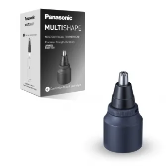 Насадка Panasonic ER-CNT1 MultiShape, для стрижки волос в носу/ушах/лице, всасывающая, моющаяся, защитный чехол, совместима с моделями ER-CKL2/CKL1/CKN2/CKN1/CBL1/CBN1