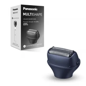 Cap MultiShape Panasonic ER-CSF1, ptr barbierit, 3 lame, umed-uscat, lavabil, Arc Multi-fit, capac protectie, compatibil cu modelele ER-CKL2/CKL1/CKN2/CKN1/CBL1/CBN1