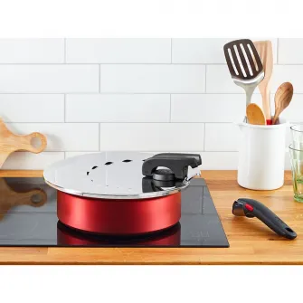 Capac Tefal Ingenio, inox, 20/28 cm