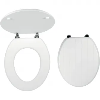 Capac WC Ferro, MDF, 44x37cm, Alb