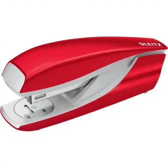 Capsator metalic Leitz WOW 5502 NeXXt Series, 30 coli, 200 capse P3 incluse, rosu
