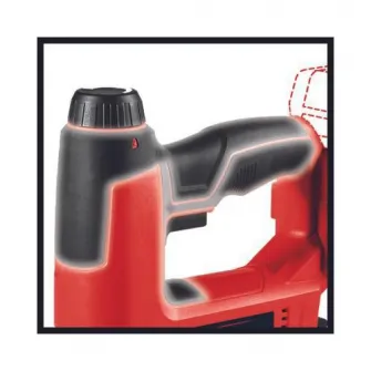 Capsator pe acumulator Einhell TE-CN 18 Li - Solo, 18 V, tehnologia PXC, 300 de cuie (32 mm), 300 de capse (19 mm), 20 capse/min, fara acumulator/incarcator