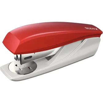 Capsator plastic Leitz 5501 NeXXt Series, 25 coli, 200 capse P3 incluse, rosu