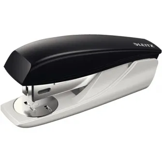 Capsator plastic Leitz 5501 NeXXt Series, 25 coli, 200 capse P3 incluse, negru