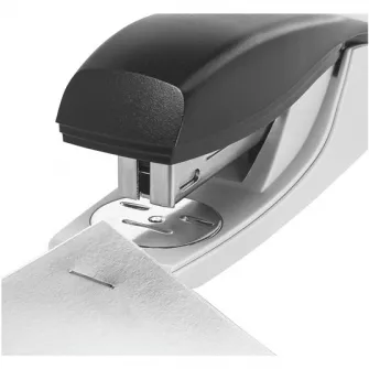 Capsator plastic Leitz 5501 NeXXt Series, 25 coli, 200 capse P3 incluse, negru