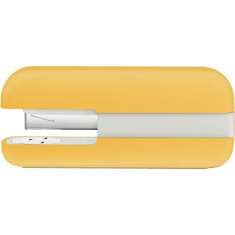 Capsator plastic Leitz Cosy 5567, 30 coli, 200 capse P3 incluse, galben chihlimbar