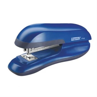Capsator plastic Rapid F16, 30 coli, cutie, capsare inchisa/deschisa sau tip cui, albastru