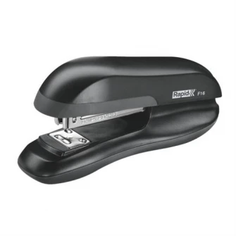 Capsator plastic Rapid F16, 30 coli, cutie, capsare inchisa/deschisa sau tip cui, negru