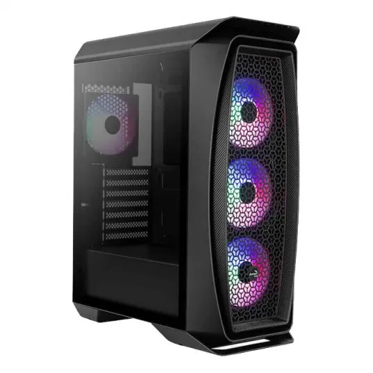 Корпус Aerocool Aero One Frost, Mid-Tower, без блока питания, ATX, черный