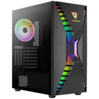 Корпус Aerocool Cronus, Mid-Tower, без блока питания, E-ATX, Черный