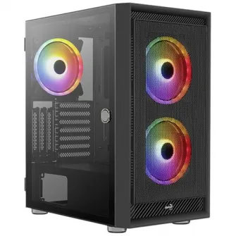 Корпус Aerocool Graphite V2, без блока питания, ATX, черный