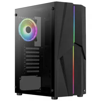 Корпус Aerocool Mecha, Mid-Tower, без блока питания, ATX, черный