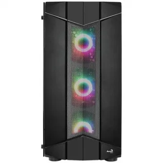 Корпус Aerocool Sentinel, Middle Tower, без блока питания, ATX, черный