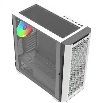 AQIRYS Корпус Aquilla, Mid-Tower, без блока питания, E-ATX, Белый