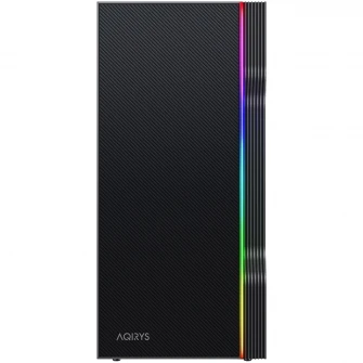 Carcasa AQIRYS Electra, Mid-Tower, fara sursa, ATX, Black