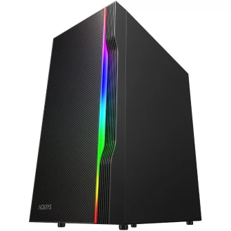 Carcasa AQIRYS Electra, Mid-Tower, fara sursa, ATX, Black