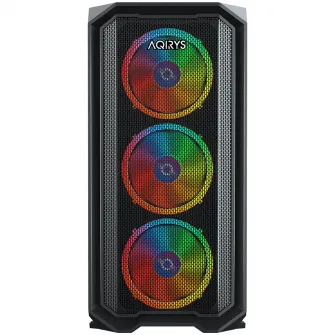 Carcasa AQIRYS Wezen, Mini Tower, fara sursa, mATX, Black