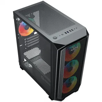 Carcasa AQIRYS Wezen, Mini Tower, fara sursa, mATX, Black