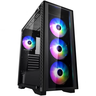 Carcasa DeepCool MATREXX 50 ADD-RGB 4F, Mid-Tower, fara sursa, E-ATX, Black