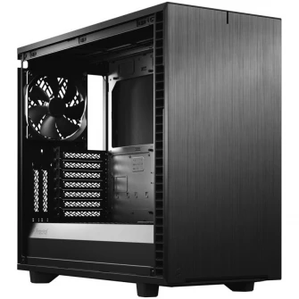 Carcasa Fractal Define 7 TG Dark Tint, Mid Tower, fara sursa, E-ATX, Black