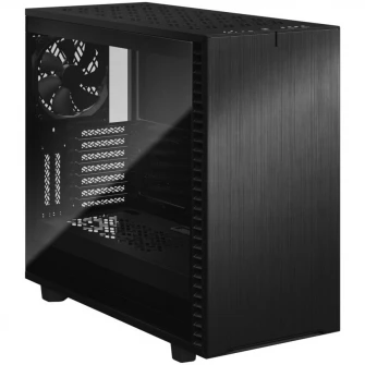 Carcasa Fractal Define 7 TG Dark Tint, Mid Tower, fara sursa, E-ATX, Black