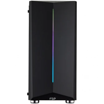 Carcasa FSP CMT151 ARGB, Mid-Tower, fara sursa, ATX, Black
