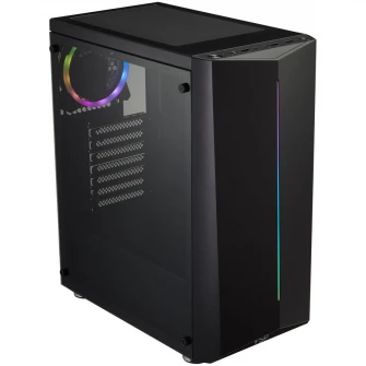 Carcasa FSP CMT151 ARGB, Mid-Tower, fara sursa, ATX, Black