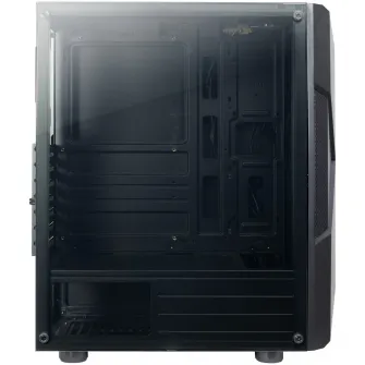 Корпус Inter-Tech IT-3306 Cavy, Mid-Tower, без блока питания, ATX, черный