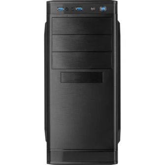 Carcasa Inter-Tech IT-5905, Mid Tower, fara sursa, Negru