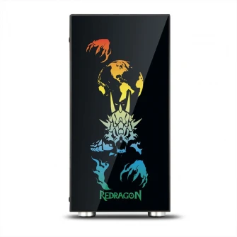 Carcasa Redragon Steeljaw Pro, Mid-Tower, fara sursa, ATX, Black