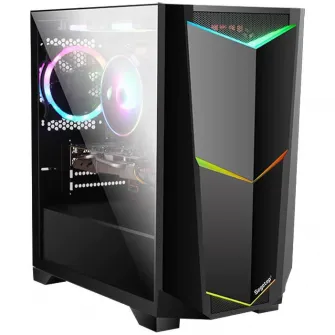 Корпус Segotep Ares, Mini Tower, без источника питания, mATX, черный