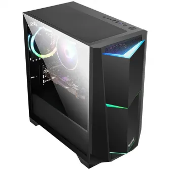 Корпус Segotep Ares, Mini Tower, без источника питания, mATX, черный