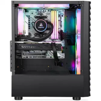 Корпус Segotep Nova V1, Mid-Tower, без блока питания, ATX, Черный