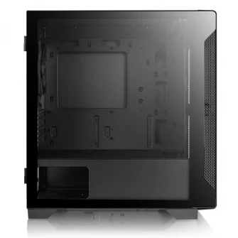 Carcasa Thermaltake S100 Tempered Glass, Mini Tower, fara sursa, mATX, Black