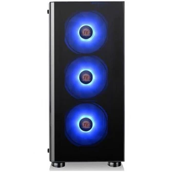 Корпус Thermaltake V200 из закаленного стекла, RGB, средняя башня, без источника, ATX