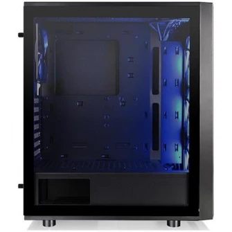 Корпус Thermaltake Versa J25 с RGB-подсветкой из закаленного стекла, средняя башня, без источника, ATX