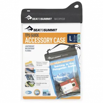 Carcasa TPU impermeabila Sea to Summit Guide Accessory Large, 21.5x15 cm, negru
