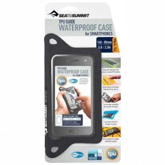 Carcasa TPU impermeabila Sea to Summit Smart Phones, 14.8x8.5 cm, negru