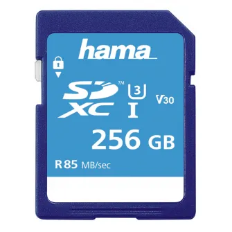Card de memorie Hama SDXC, 256GB, Clasa 10, UHS-I, 80MB/s