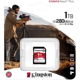 Card de memorie Kingston, SD CARD, KS, 1TB, SD, SDXC, Class 10