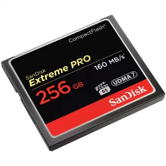 Карта памяти SanDisk Compact Flash Extreme Pro, 256 ГБ, скорость до 160 МБ/с, UDMA 7