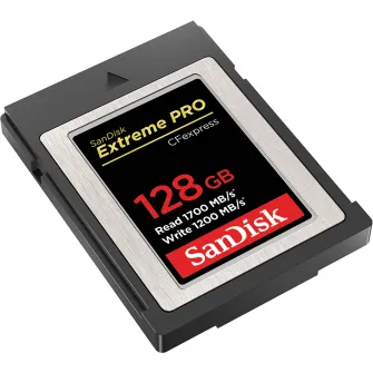 Карта памяти SanDisk Extreme PRO CFexpress Card Type B, 128GB, 1700MB/s Read, 1200MB/s Write