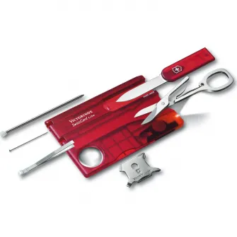 Card multifunctional Victorinox 0.7300.T Lite Ruby,Rosu