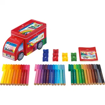 Carioca Faber-Castell Camion Connector, 33 culori