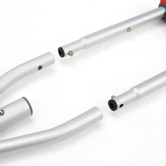 Carja cu sprijin subaxilar ajustabila, pliabila, aluminiu CMG-925LPU