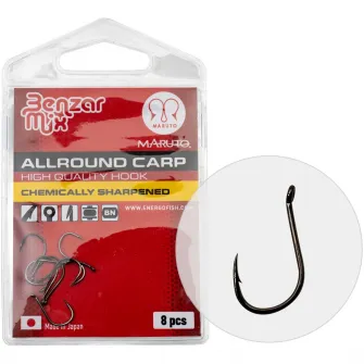 Carlige Benzar Mix Allround Carp Nr.4, 6buc/plic