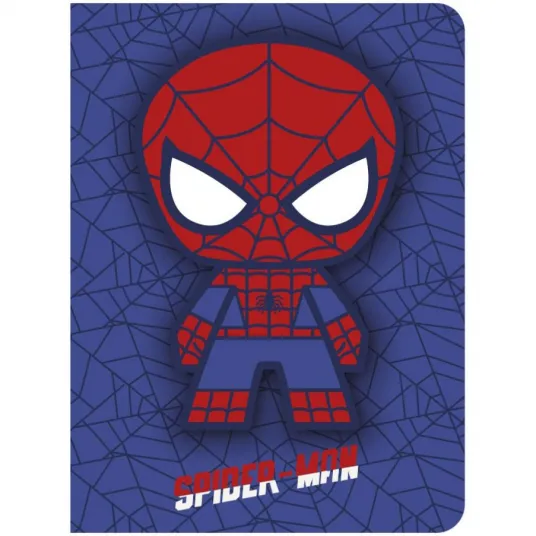 Carnet 3D, squishy Spider-Man, 13 x 18 cm