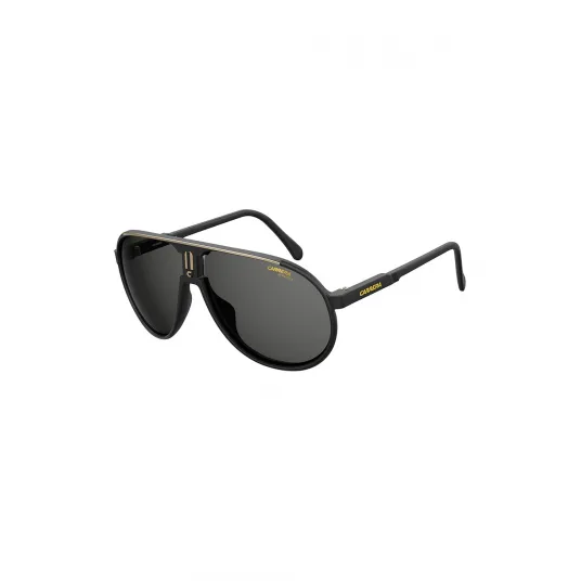 Carrera, Ochelari de soare aviator, Auriu, Negru, 62-12-125